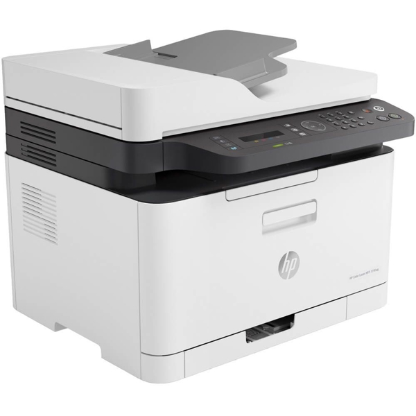 HP 4ZB97A Color 179fnw Wireless All-in-One Laser Printer, Integrated Ethernet and Mobile Printing, Works with Alexa White