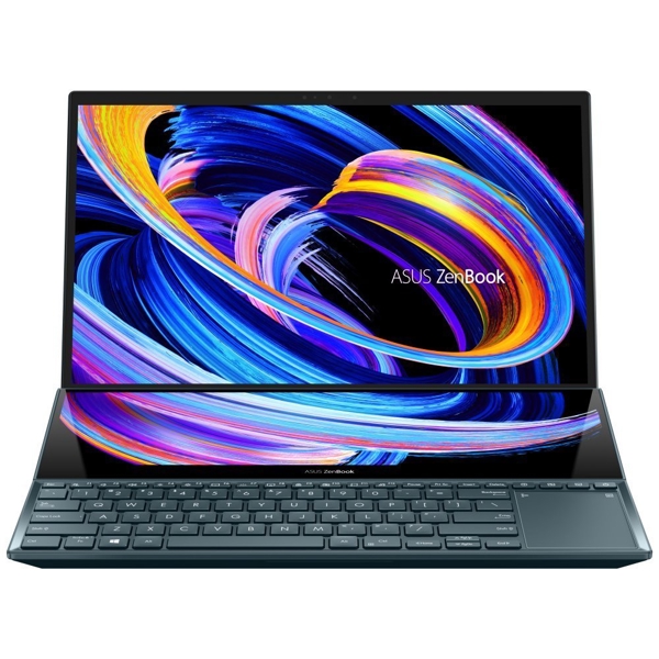 ნოუთბუქი  Asustek Zenbook Pro Duo UX582 15.6" 4K OLED I9-10980HK, 32GB, 1TB SSD, RTX3070 8GB, W10PRO Black