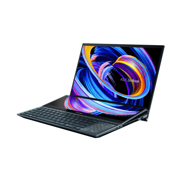 ნოუთბუქი  Asustek Zenbook Pro Duo UX582 15.6" 4K OLED I9-10980HK, 32GB, 1TB SSD, RTX3070 8GB, W10PRO Black