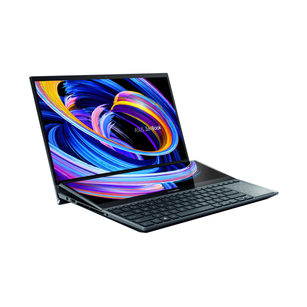 ნოუთბუქი  Asustek Zenbook Pro Duo UX582 15.6" 4K OLED I9-10980HK, 32GB, 1TB SSD, RTX3070 8GB, W10PRO Black