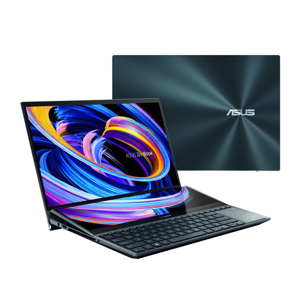 ნოუთბუქი  Asustek Zenbook Pro Duo UX582 15.6" 4K OLED I9-10980HK, 32GB, 1TB SSD, RTX3070 8GB, W10PRO Black