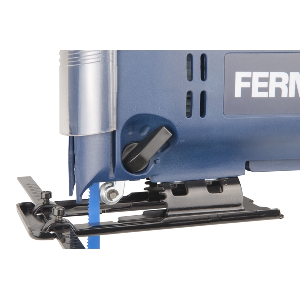 ბეწვა ხერხი FERM JSM1023 3 Plus 1 Pendulum Position Jig Includes 4 Saw Blades, 570 W, 240 V, Blue