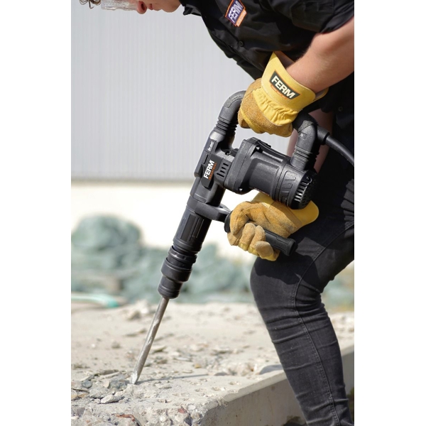 პერფორატორი FERM HDM1040P Professional Demolition Hammer, 1200W, 240 V, Black