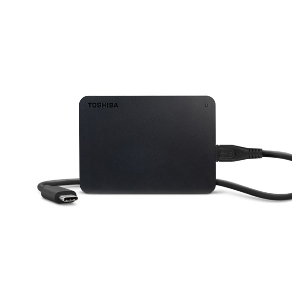 გარე მყარი დისკი TOSHIBA HDTB410EKCAA Canvio Basics USB-C Portable Hard Drive Black