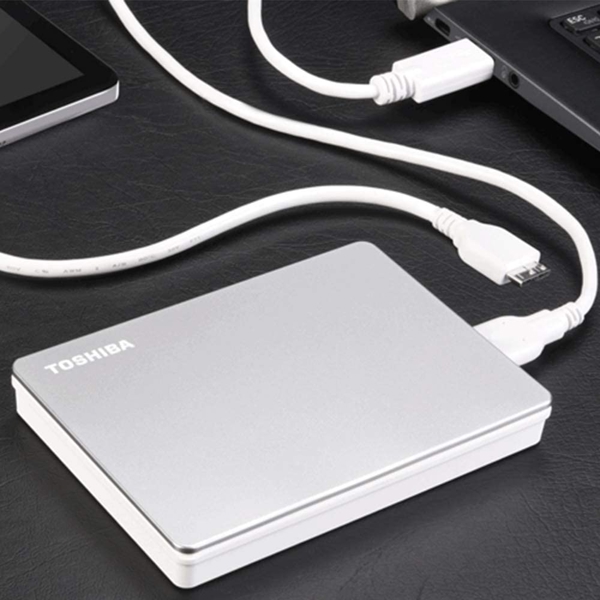 გარე მყარი დისკი TOSHIBA HDTX120ESCAA Canvio Flex 2TB Portable External Hard Drive Silver