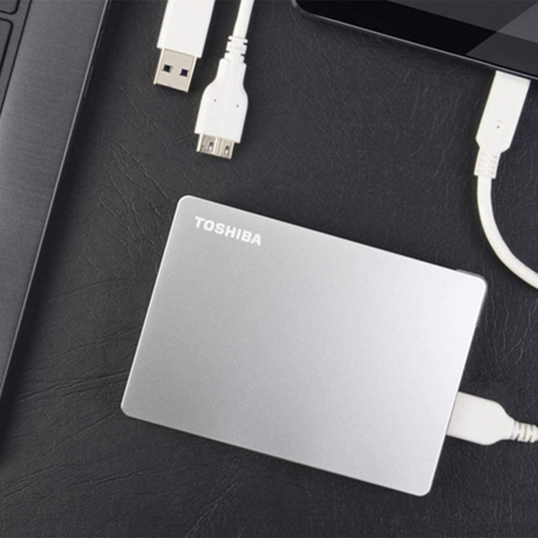 გარე მყარი დისკი TOSHIBA HDTX120ESCAA Canvio Flex 2TB Portable External Hard Drive Silver