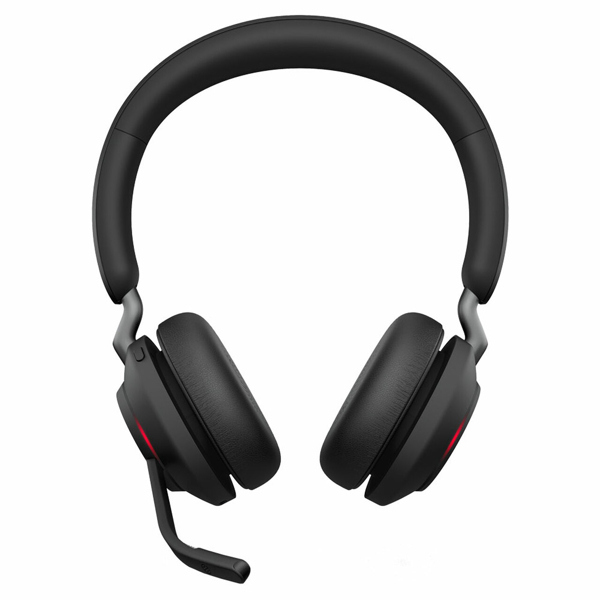 ყურსასმენი Jabra Evolve2 65, Link380a MS Wireless On-Ear Headset with Stereo Stand Black