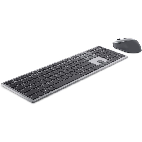 კლავიატურა + მაუსი Dell Premier Multi-Device Wireless Keyboard and Mouse - KM7321W - English Titan Grey