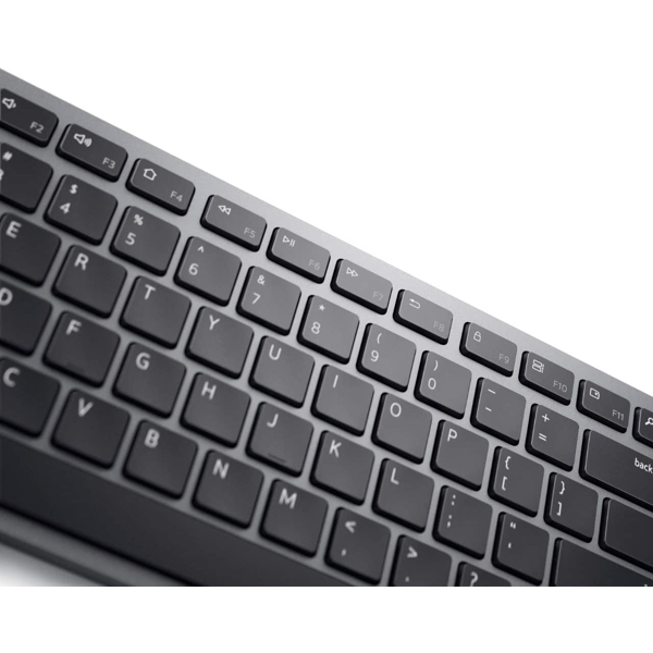 კლავიატურა + მაუსი Dell Premier Multi-Device Wireless Keyboard and Mouse - KM7321W - English Titan Grey