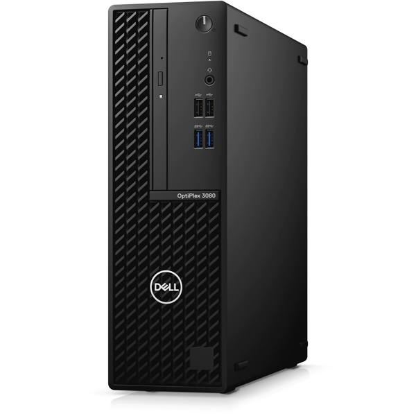 პერსონალური კომპიუტერი Dell OptiPlex 3080 SFF, Pentium G6505, 4GB, 256GB SSD DP, HDMI Ubuntu Black