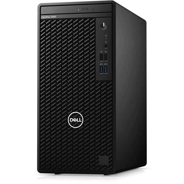 პერსონალური კომპიუტერი Dell OptiPlex 3080 SFF, Pentium G6505, 4GB, 256GB SSD DP, HDMI Ubuntu Black