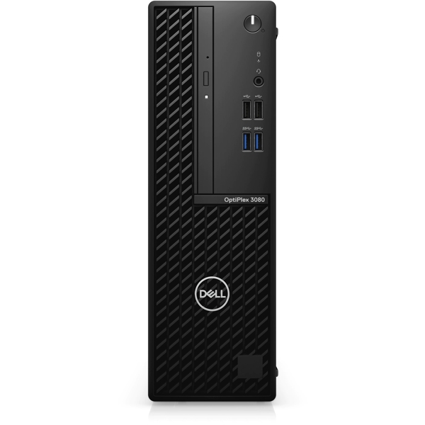 პერსონალური კომპიუტერი Dell OptiPlex 3080 SFF, Pentium G6505, 4GB, 256GB SSD DP, HDMI Ubuntu Black