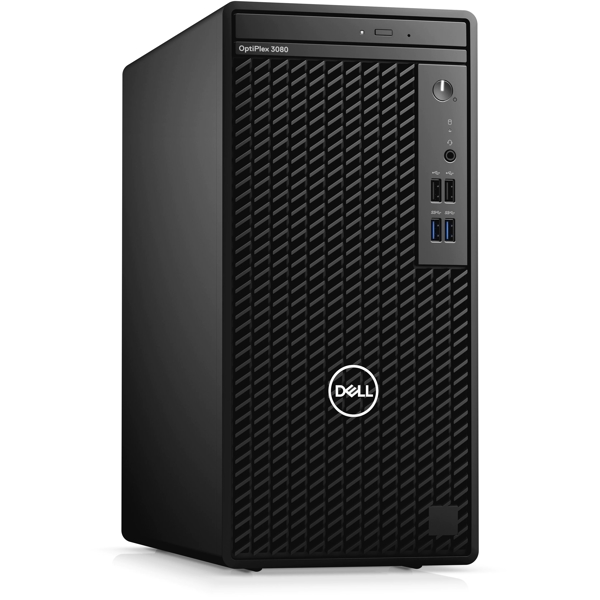 პერსონალური კომპიუტერი Dell OptiPlex 3080 SFF, Pentium G6505, 4GB, 256GB SSD DP, HDMI Ubuntu Black