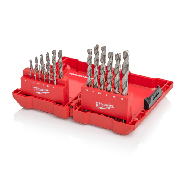 ბურღების ნაკრები Milwaukee 4932352374 HSS-G 19 Piece Metal Bit Set