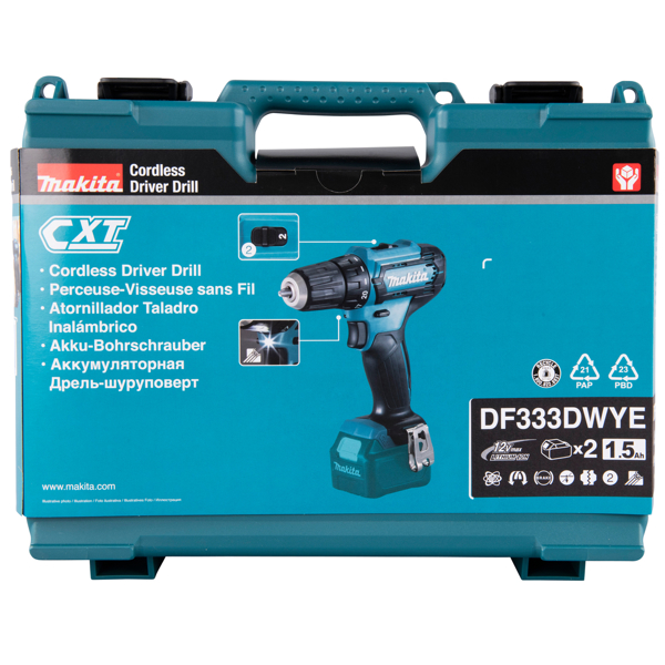 შურუპსახრახნი Makita DF333DWYE Cordless Drill