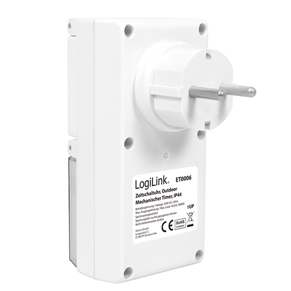 დენის ადაპტერი Logilink ET0006 outdoor mechanical timer