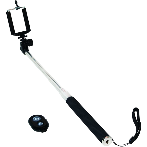 სელდის ჯოხი LogiLink BT0034 Bluetooth Selfie Monopod with remote control Black