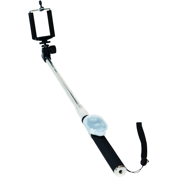 სელდის ჯოხი LogiLink BT0034 Bluetooth Selfie Monopod with remote control Black