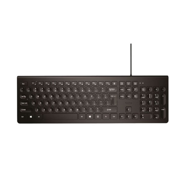 კლავიატურა ACME KS11 Basic keyboard EN/RU/LT Black