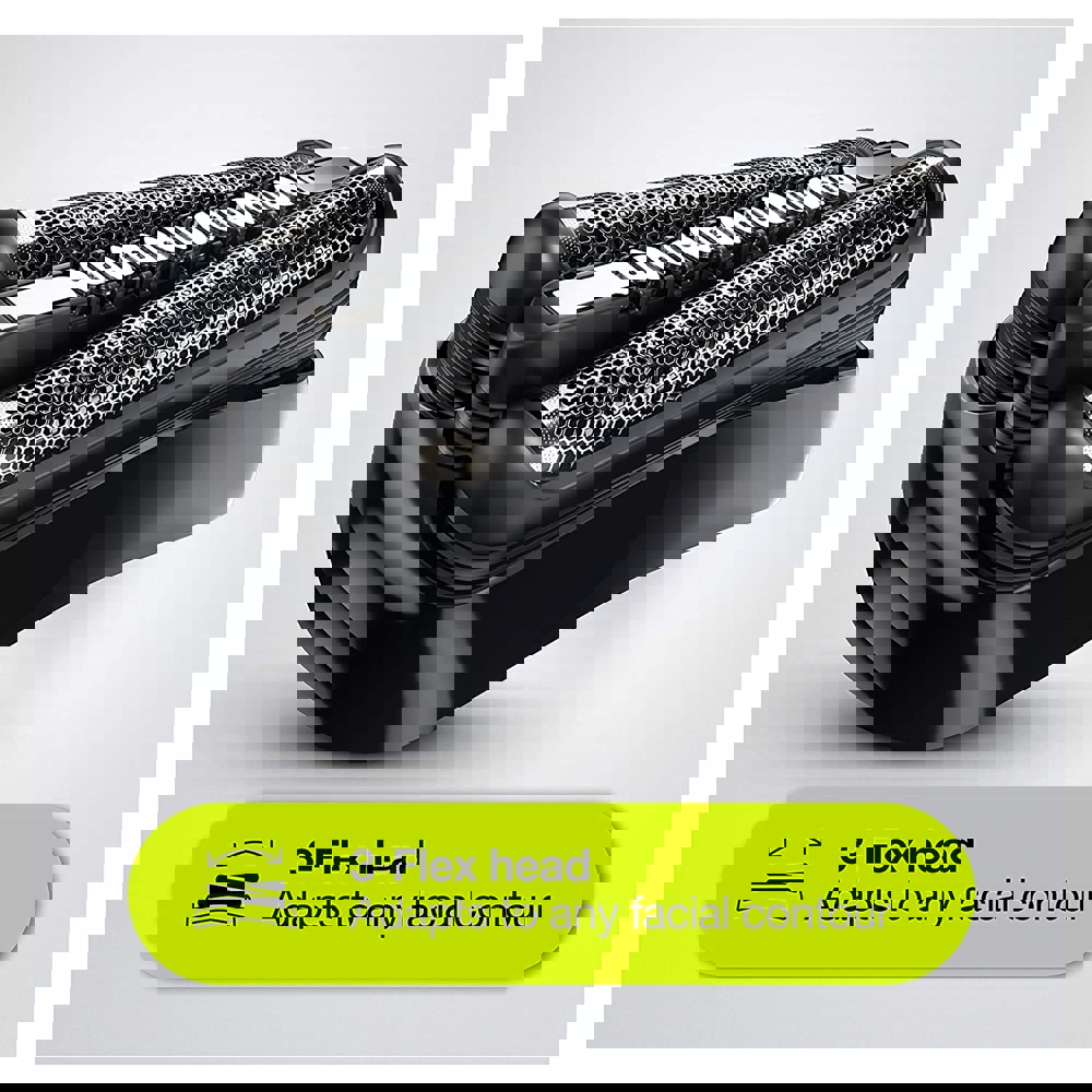 წვერსაპარსი Braun Shaver 310 Wet, Dry Black/BLue