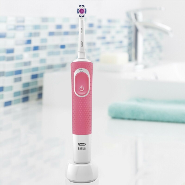 ელექტრო კბილის ჯაგრისი Oral-B D100.413.1K Electric Brush Pink