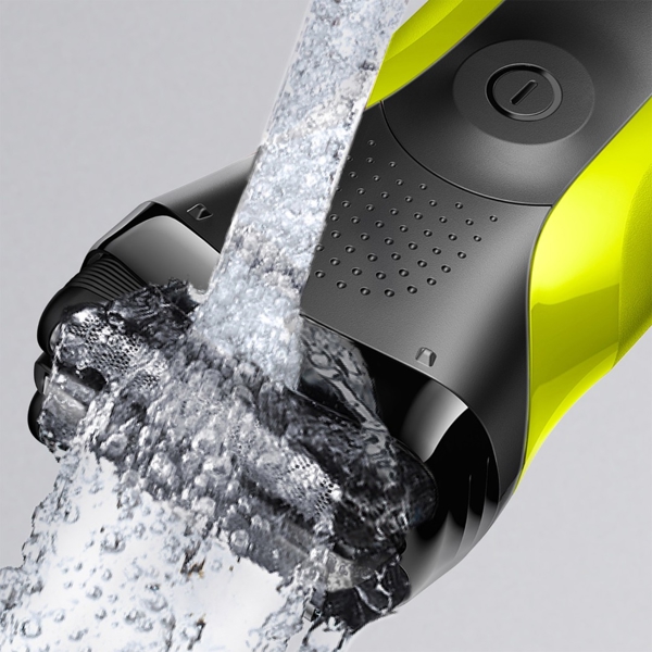 წვერსაპარსი Braun Shaver 300 Wet, Dry black/Green