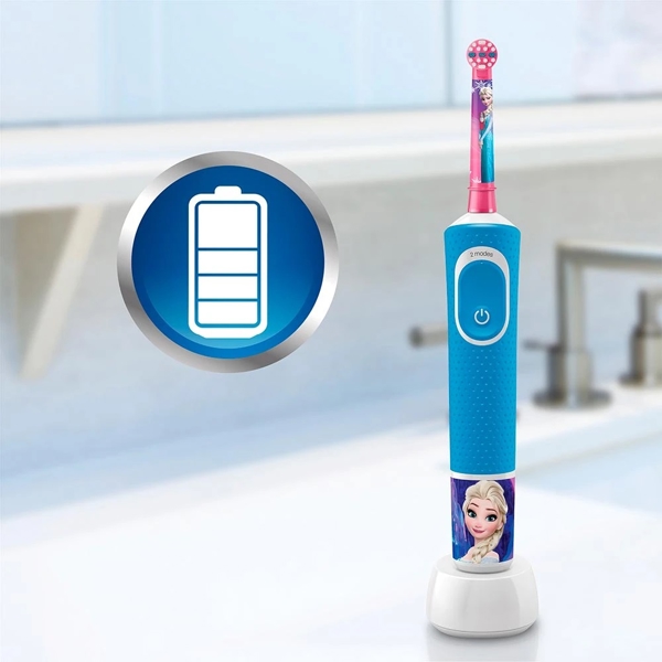 ბავშვის ელექტრო კბილის ჯაგრისი Oral-B D100.413.2K Frozen Toothbrush For Kids 3+