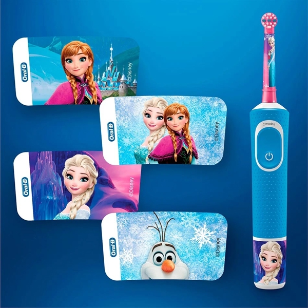 ბავშვის ელექტრო კბილის ჯაგრისი Oral-B D100.413.2K Frozen Toothbrush For Kids 3+