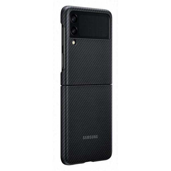  მობილურის ქეისი Samsung Galaxy Z Flip 3 Aramid Cover Black