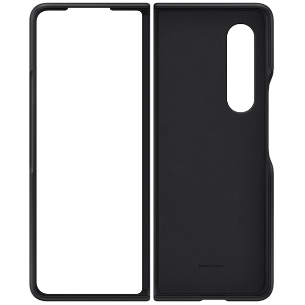 მობილურის ქეისი Samsung Galaxy Z Fold 3 Leather Cover Black