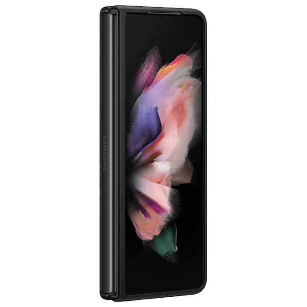 მობილურის ქეისი Samsung Galaxy Z Fold 3 Leather Cover Black