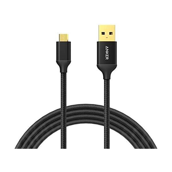 USB კაბელი Anker A7116011 USB 2.0 to Micro USB 1.8 m Black