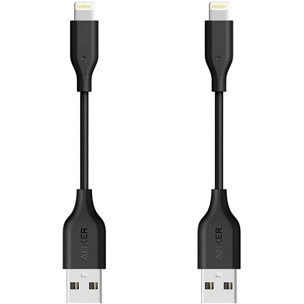 USB კაბელი Anker A8115012 USB Type-A to Lightning 0.1 m Black 