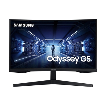 მონიტორი Samsung LC27G54TQWIXCI, Curved Gaming Monitor G5,  27'', HDMI, 144Hz, Black