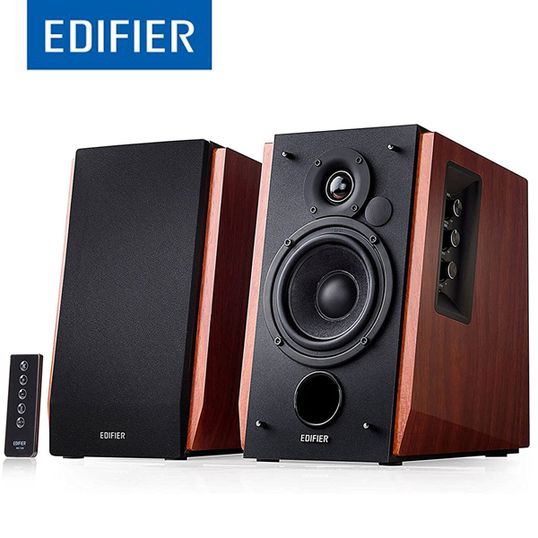 Edifier R1700BT, 66W, Bluetooth, Bookshelf Speakers Studio, Brown