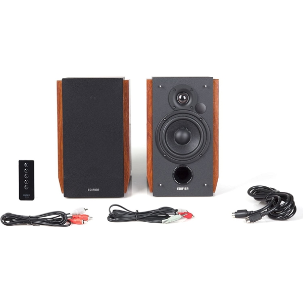 სტუდიური მონიტორი დინამიკი Edifier R1700BT, 66W, Bluetooth, Bookshelf Speakers Studio, Brown