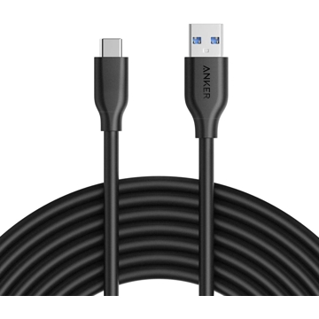 USB კაბელი Anker A8167011 USB-C to USB 3.0 3m Black 