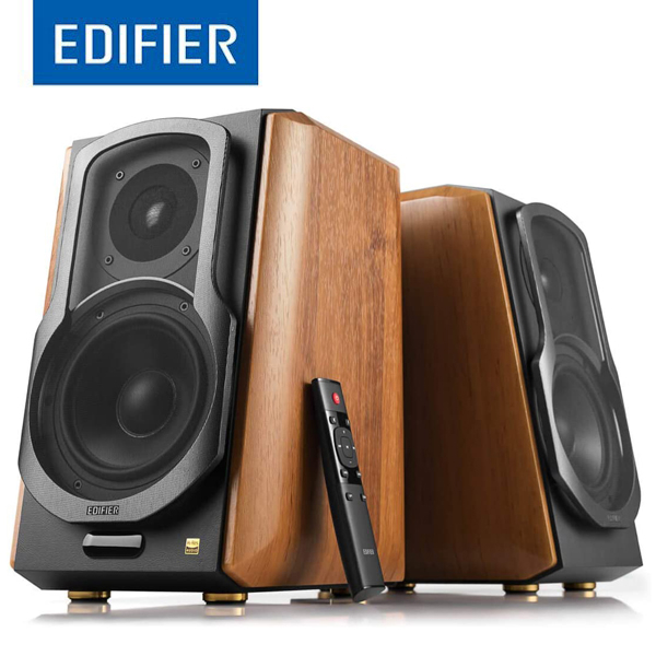 Edifier S1000MKII Audiophile Active Library 2.0 Speakers 120W Bluetooth 5.0 Speakers brown