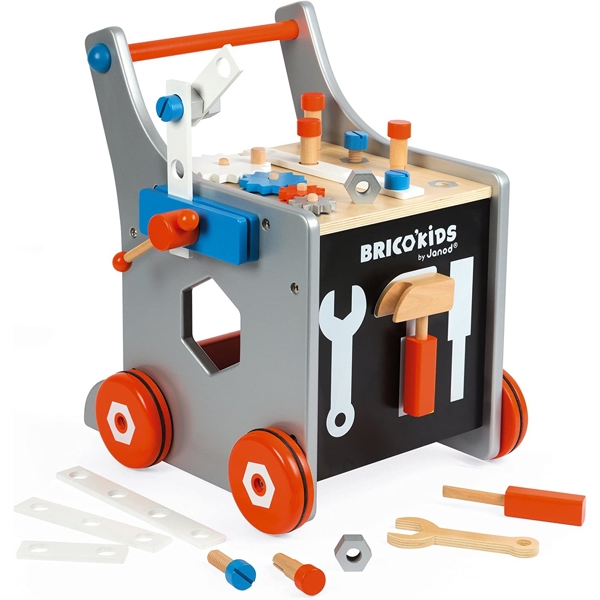 Janod J06478 Game set Workshop on wheels For Boys