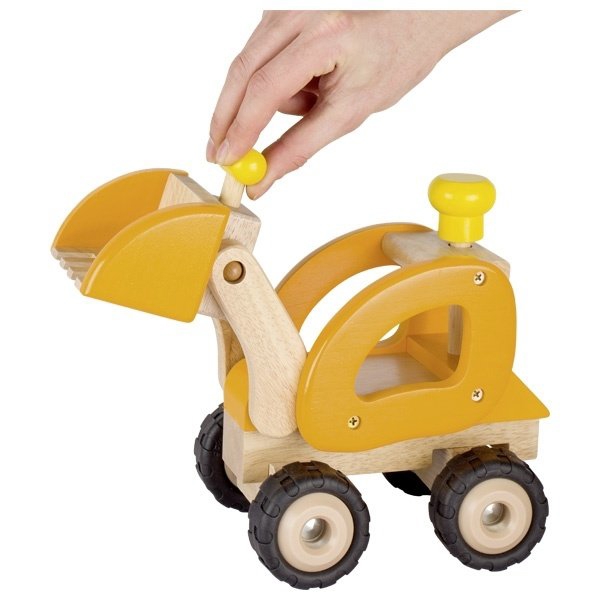 ექსკავატორი GOKI 55962G Machine wooden Excavator Yellow