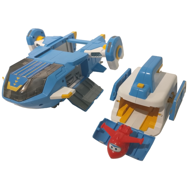 სათამაშოების ნაკრები Super Wings EU740831 Game set Air Moving Base, Air Base, light, sound