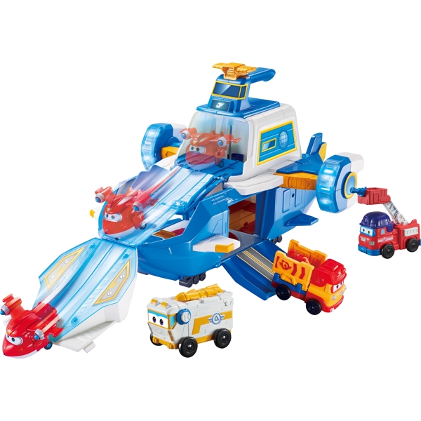 სათამაშოების ნაკრები Super Wings EU740831 Game set Air Moving Base, Air Base, light, sound