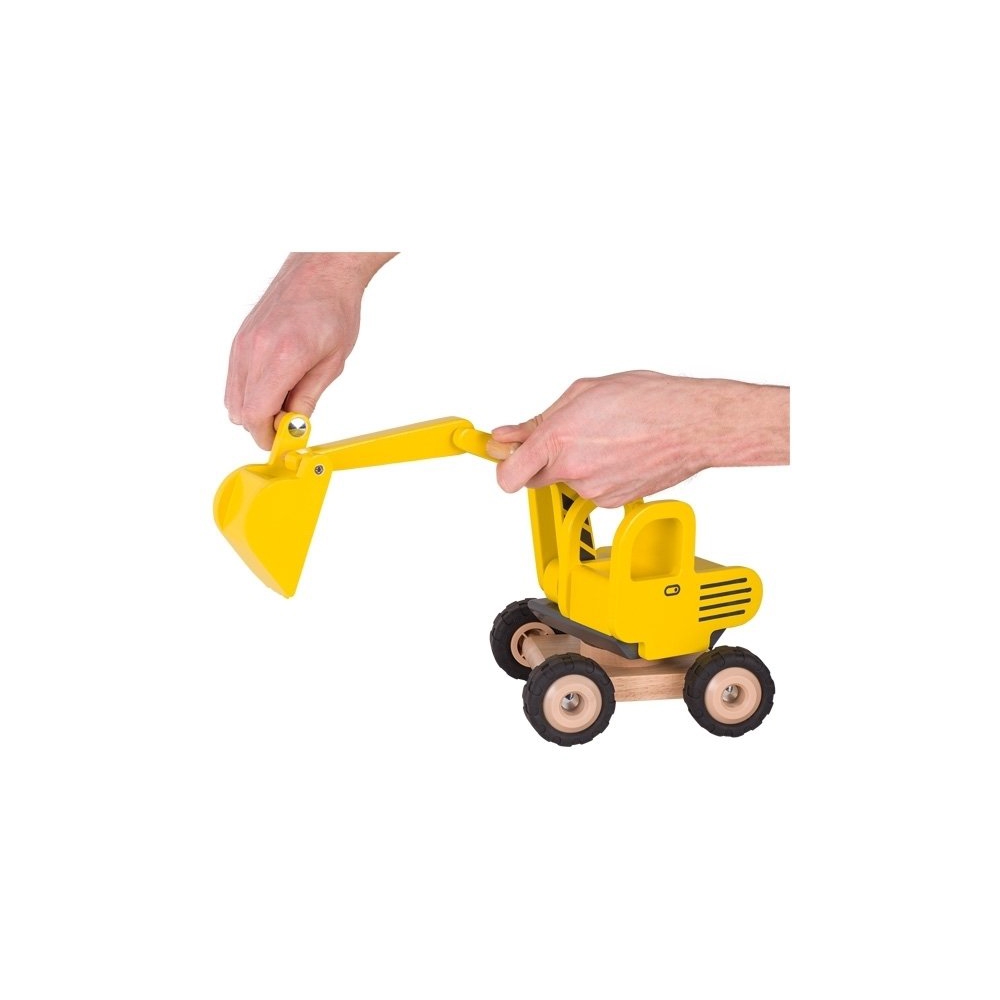 ექსკავატორი GOKI 55898G Machine woodeni Excavator Yellow