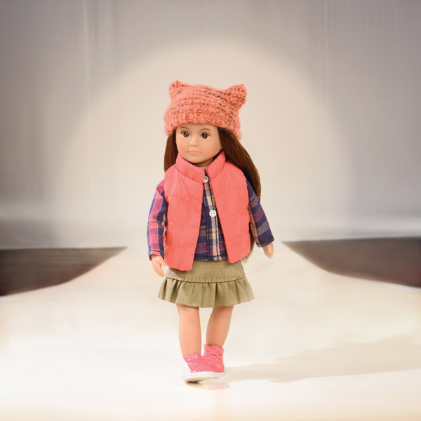 Lori LO30004Z 6" Doll Puffer Vest Outfit