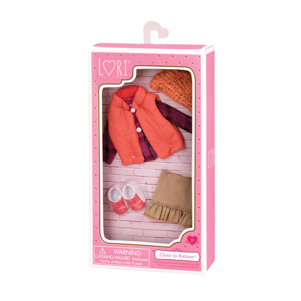 Lori LO30004Z 6" Doll Puffer Vest Outfit