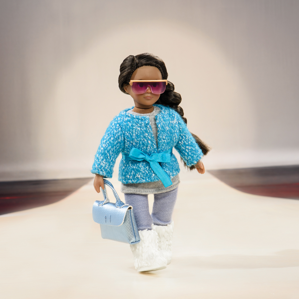  Lori LO30005Z 6" Doll Furry Coat Outfit