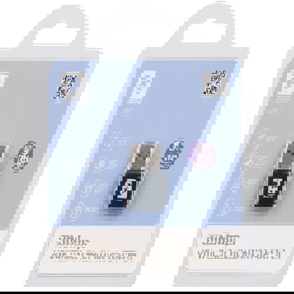 Wifi ადაპტერი 2E WR812 PowerLink N300, USB2.0