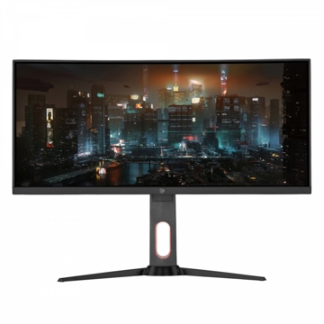 მონიტორი 2E G3020B LCD 29.5" GAMING, 3xHDMI, DP, MM, VA, 2560x1080, 200Hz, Curved, Black