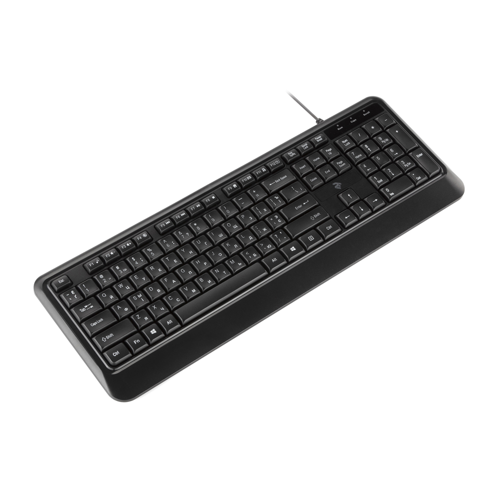 კლავიატურა 2E KS130 Membranes USB 1.5 m Black