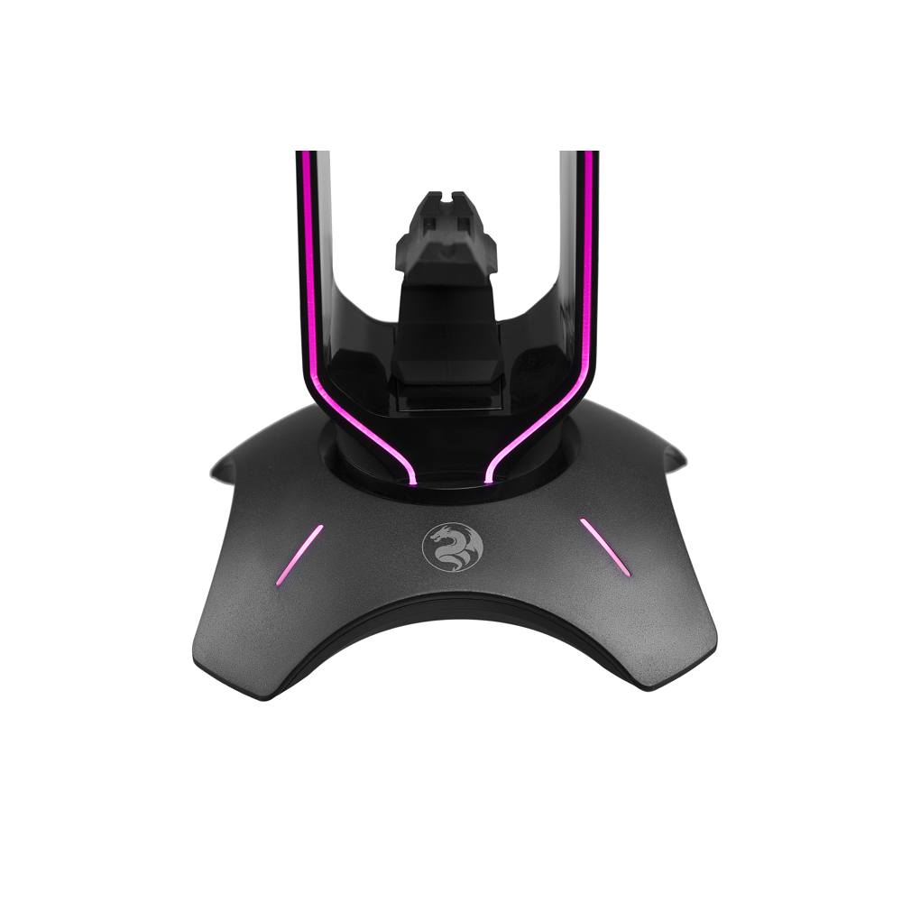 ყურსასმენის სადგამი 2E GST310UB Gaming Headset Stand 3in1 RGB USB Black